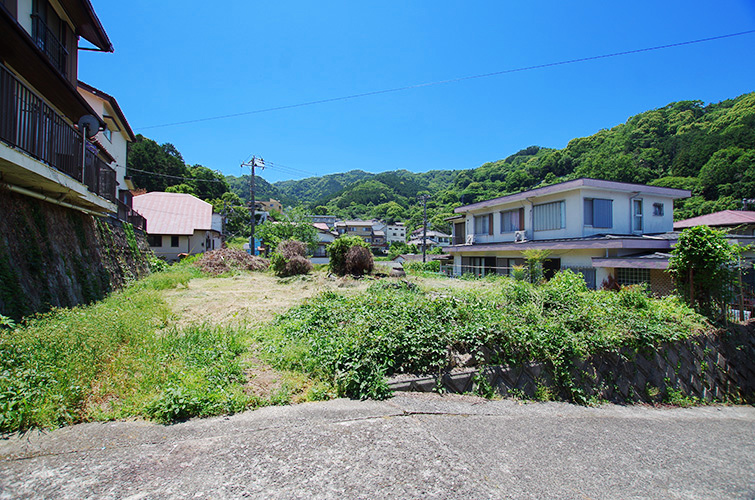土地 南面热海 多贺 网代 从jr伊东线 网代 车站作为步行约9分 阳光良好度的123坪的平地 伊豆房地产 伊豆别墅 热海房地产 热海公寓是地线家